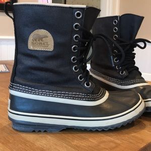 Sorel Premium 1964 Black Waterproof boot sz 8.5